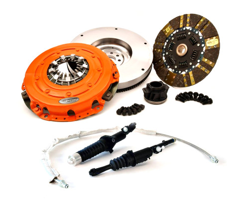 Clutch Kit - Dual Friction - Single Disc - 10.4 in Diameter - 1-1/8 in x 21 Spline - Sprung Hub - Steel Flywheel - Organic - Jeep Gladiator 2020-23 / Jeep Wrangler JL 2018-23 - Kit
