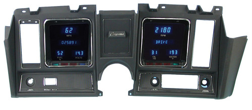 Dash Panel - Stock Gauges - Plastic - Black - GM F-Body 1969 - Each