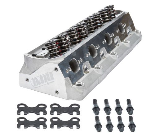 Cylinder Head - SHP - Assembled - 2.050 in / 1.600 in Valves - 205 cc Intake - 58 cc Chamber - 1.437 in Springs - Angle Plug - Aluminum - Small Block Ford - Each