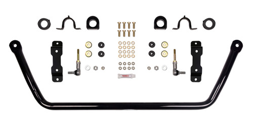 Sway Bar - Front - 1.438 in Diameter - Greasable Polyurethane Bushings - Steel - Black Powder Coat - GM Fullsize Truck 1967-87 - Kit Sway Bar - Front - 1.438 in Diameter - Greasable Polyurethane Bushings - Steel - Black Powder Coat - GM Fullsize Truck 1967-87 - Kit