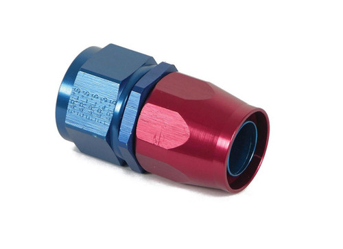 Fitting - Hose End - Swivel-Seal - Straight - 16 AN Hose to 16 AN Female - Aluminum - Blue / Red Anodized - Each