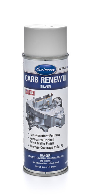 Paint - Carb Renew III - Acrylic Enamel - Silver - 5 oz Aerosol - Each