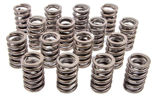 Valve Spring - Sure Seat - Single Spring / Damper - 357 lb/in Spring Rate - 1.160 in Coil Bind - 1.262 in OD - Small Block Chevy - Set of 16