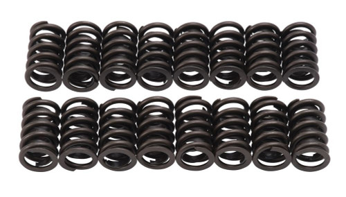 Valve Spring - Sure Seat - Single Spring / Damper - 364 lb/in Spring Rate - 1.150 in Coil Bind - 1.250 in OD - Edelbrock E-Street - Set of 16