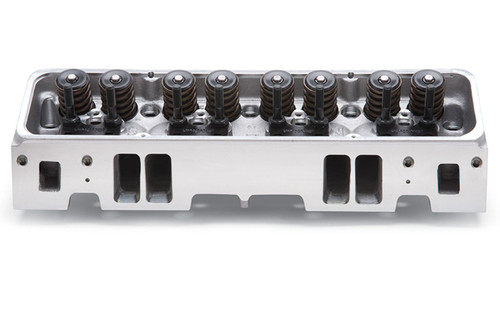 Cylinder Head - Performer RPM E-TEC 170 - Assembled - 1.940 / 1.550 in Valves - 170 cc Intake - 64 cc Chamber - 1.460 in Springs - Straight Plug - Aluminum - Small Block Chevy - Each