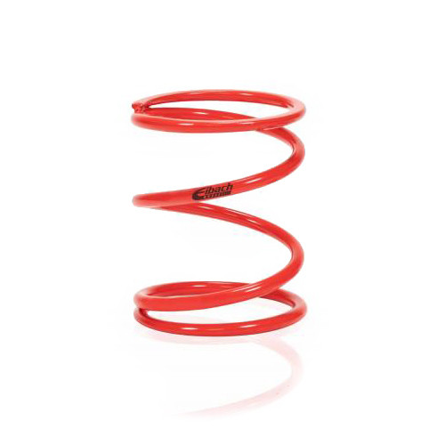 Bump Stop Spring - 2.25 in Free Length - 2 in OD - 250 lb/in Spring Rate - Steel - Red Powder Coat - Each