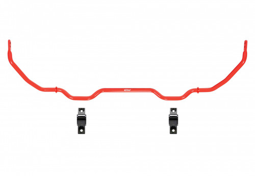 Sway Bar - Anti-Roll - Rear - 29 mm Diameter - Polyurethane Bushings - Steel - Red Powder Coat - Tesla Y 2020-23 - Each