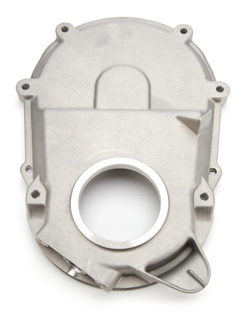 Timing Cover - 1-Piece - Cam Sensor - Aluminum - Natural - Gen VI - Big Block Chevy - Each