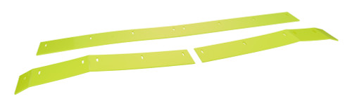 Wear Strip - MD3 - 25.125 in / 25.5 in / 47.5 in - 4 in Tall - 3-Piece - Plastic - Fluorescent Yellow - IMCA - Street Stock - Each Wear Strip - MD3 - 25.125 in / 25.5 in / 47.5 in - 4 in Tall - 3-Piece - Plastic - Fluorescent Yellow - IMCA - Street Stock - Each