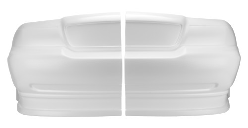 Nose - Crown Vic Interceptor - 2-Piece Complete - Plastic - White - Street Stock - Kit