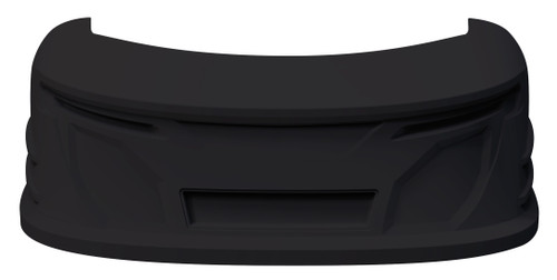 Nose - 2-Piece Complete - Plastic - Black - Sport Compact - Kit