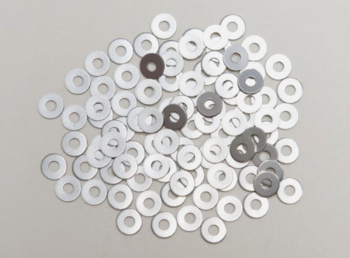 Backup Washer - Standard - Avex Style - 3/16 in ID - 1/2 in OD - 0.062 in Thick - Aluminum - Natural - Set of 100