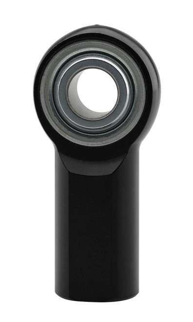 Rod End - ALJF Series - Spherical - 3/8 in Bore - 3/8-24 in Right Hand Female Thread - Steel Ball - Aluminum - Black Anodized - Each