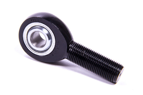 Rod End - ALRSM Series - Spherical - 1/2 in Bore - 5/8-18 in Right Hand Male Thread - Steel Ball - Aluminum - Black Anodized - Each