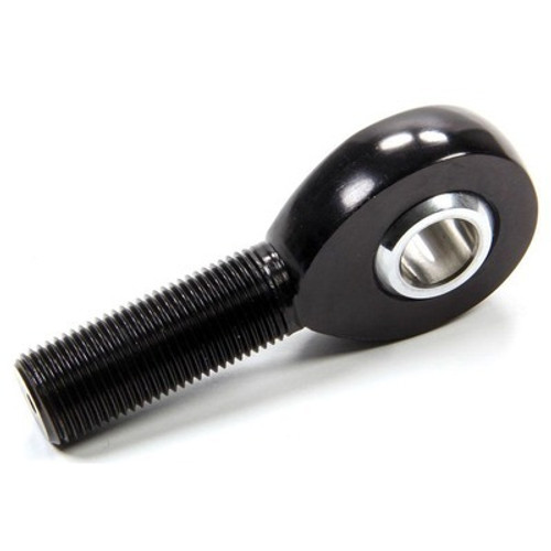 Rod End - ALRSML Series - Spherical - 3/8 in Bore - 5/8-18 in Left Hand Male Thread - Steel Ball - Aluminum - Black Anodized - Each