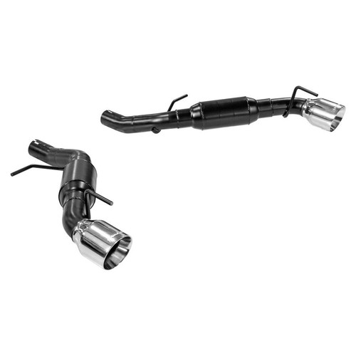 Exhaust System - American Thunder - Axle-Back - 2.5 in Tailpipe - 4 in Tips - Stainless - Polished - GM 4-Cylinder - Chevy Camaro 2016-23 - Kit