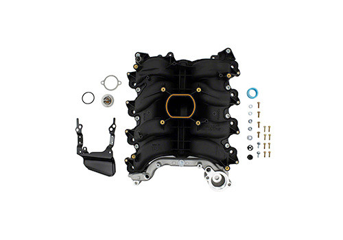 Intake Manifold - Throttle Body Flange - Plastic - Black - Ford Modular - Kit