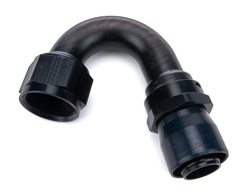 Fitting - Hose End - Sport-Crimp - 150 Degree - 16 AN Hose to 16 AN Female - Aluminum - Black Anodized - Each Fitting - Hose End - Sport-Crimp - 150 Degree - 16 AN Hose to 16 AN Female - Aluminum - Black Anodized - Each