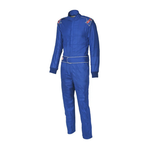 Driving Suit - G-Limit - 1-Piece - SFI 3.2A/5 - Double Layer - Nomex - Blue - Youth Large - Each