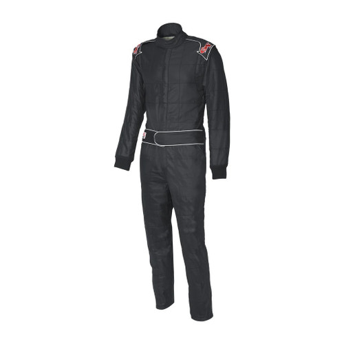 Driving Suit - G-Limit - 1-Piece - SFI 3.2A/5 - Double Layer - Nomex - Black - Youth X-Small - Each