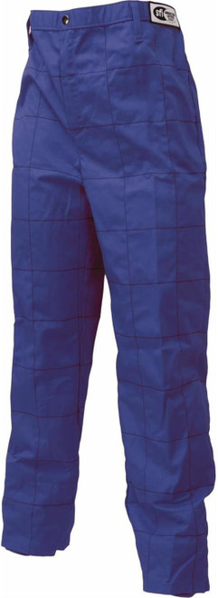 Driving Pants - GF125 - SFI 3.2A/1 - Single Layer - Fire Retardant Fabric - Blue - Youth Medium - Each