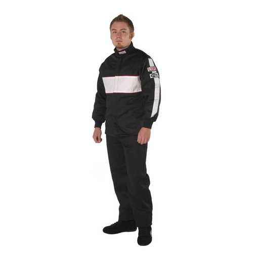 Driving Pants - GF505 - SFI 3.2A/5 - Triple Layer - Fire Retardant Cotton - Black - Medium - Each