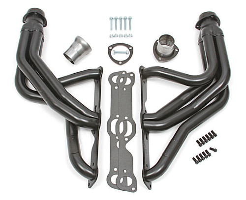 Headers - 1.75 in Primary - 3 in Collector - Gaskets / Hardware / Reducers Included - Steel - Black Paint - Pontiac V8 - GM F-Body 1967-69 - Pair Headers - 1.75 in Primary - 3 in Collector - Gaskets / Hardware / Reducers Included - Steel - Black Paint - Pontiac V8 - GM F-Body 1967-69 - Pair