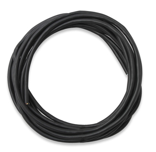 Wire - 20 / 18 Gauge - 25 ft Roll - 7 Conductor - Plastic Insulation - Copper - Black - Each