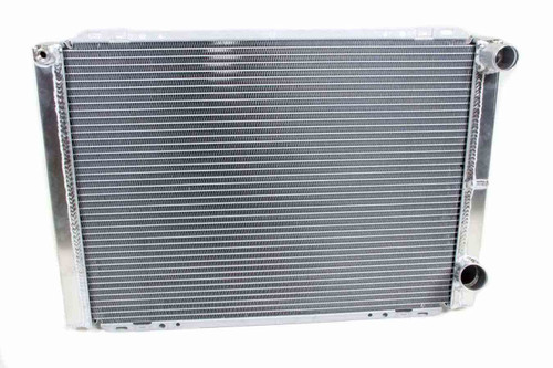Radiator - 27.75 in W x 19 in H x 3 in D - Passenger Side Inlet - Passenger Side Outlet - Aluminum - Natural - Each