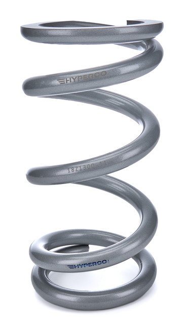 Coil Spring - Conventional - 5.5 in OD - 11 in Length - 1300 lb/in Spring Rate - Front - Steel - Silver Powder Coat - Each