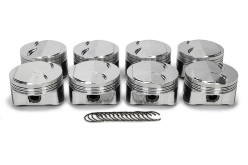 Piston - Premium Forged - Forged - 3.810 in Bore - 1.5 x 1.5 x 3.0 mm Ring Groove - Plus 5.00 cc - GM LS-Series - Set of 8