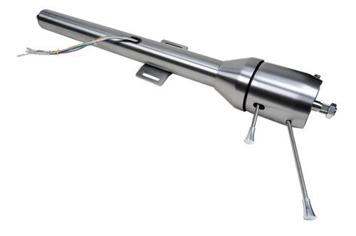 Steering Column - Retrofit - Tilt - Hazard / Turn Signal - Steel - Natural - Ford Fullsize Truck 1973-77 - Each