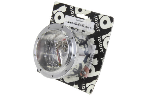 Steering Wheel Adapter - 9-Bolt Wheels to Ididit Column / OE Column - Aluminum - Polished - Each