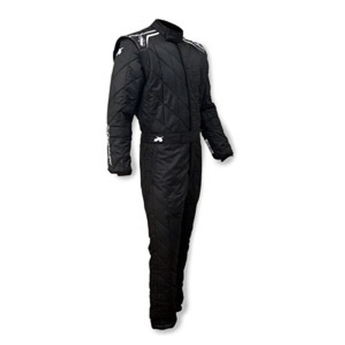 Driving Suit - TF20 - 1-Piece - SFI 3.2A/20 - Multi-Layer - Nomex - Black - 2X-Large - Each Driving Suit - TF20 - 1-Piece - SFI 3.2A/20 - Multi-Layer - Nomex - Black - 2X-Large - Each