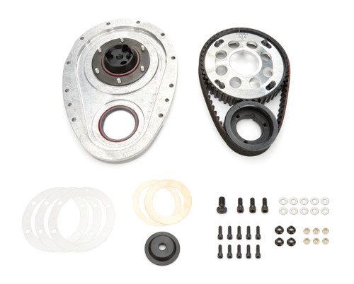 Camshaft Belt Drive - External - Aluminum - 1.600 in Snout - Small Block Chevy - Kit