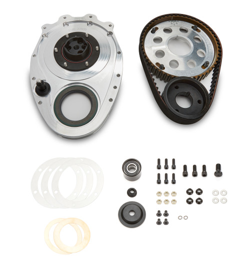 Camshaft Belt Drive - External - Aluminum - Raised Cam - Small Block Chevy - Kit Camshaft Belt Drive - External - Aluminum - Raised Cam - Small Block Chevy - Kit
