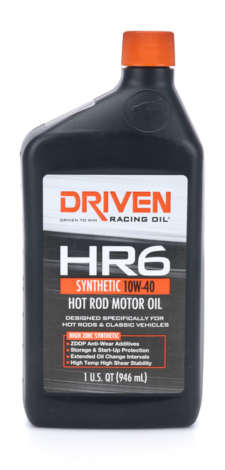 Motor Oil - HR6 - 10W40 - Synthetic - 1 qt Bottle - Each Motor Oil - HR6 - 10W40 - Synthetic - 1 qt Bottle - Each