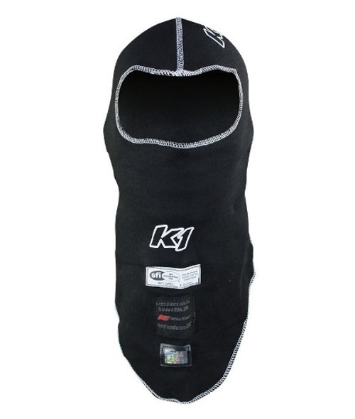 Head Sock - Flex Balaclava - Single Eyeport - SFI 3.3 - FIA Approved - Double Layer - Nomex - Black - One Size Fits All - Each Head Sock - Flex Balaclava - Single Eyeport - SFI 3.3 - FIA Approved - Double Layer - Nomex - Black - One Size Fits All - Each