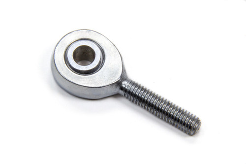 Rod End - Spherical - 3/16 in Bore - 10-32 Left Hand Female Thread - Steel Ball - Steel - Zinc Oxide - Each