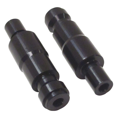 Valve Stems - Quick Fill - Aluminum - Black Anodized - Pair Valve Stems - Quick Fill - Aluminum - Black Anodized - Pair