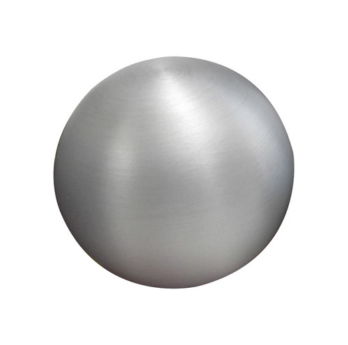 Shifter Knob - 3/8-24 in Thread - Aluminum - Brushed - Universal - Each