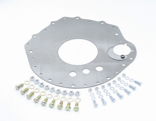 Block Safety Plate - Hardware Included - Steel - Zinc Oxide - Manual Transmission - Chevy V6 / V8 - Each Block Safety Plate - Hardware Included - Steel - Zinc Oxide - Manual Transmission - Chevy V6 / V8 - Each