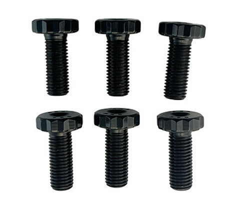 Flexplate Bolt Kit - 11 mm x 1.5 - 22 mm Long - 12 Point Head - Chromoly - Black Oxide - Set of 6 Flexplate Bolt Kit - 11 mm x 1.5 - 22 mm Long - 12 Point Head - Chromoly - Black Oxide - Set of 6
