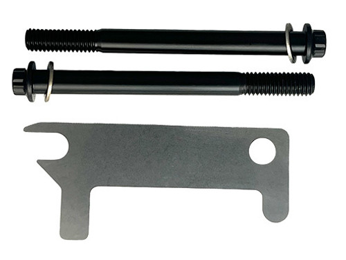 Starter Bolt - 4.250 in Long - 12 Point Head - Shim Included - Chromoly - Black Oxide - GM - Kit