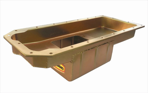 Engine Oil Pan - Center Sump - 6 qt - 6 in Deep - Gasket / Hardware / Pickup / Windage Tray - Steel - Cadmium - Mopar Gen III Hemi - Kit