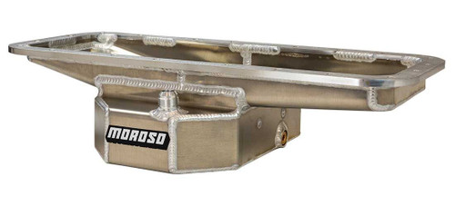 Engine Oil Pan - Center Sump - 7 qt - 5.5 in Deep - Aluminum - Natural - Mopar B / RB-Series / 426 Hemi - Mopar B-Body / E-Body - Each