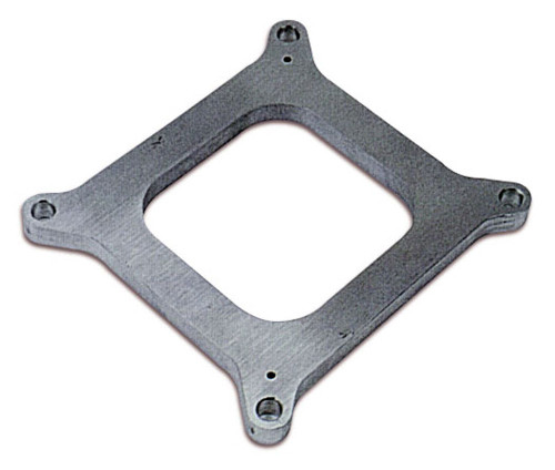 Carburetor Spacer - 0.5 in Thick - Open - Square Bore - Aluminum - Natural - Each