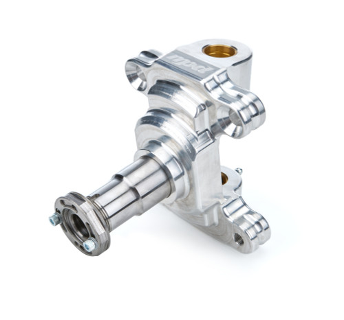 Spindle - Pavement - Stepped Snout - Front - Steel - Snout - Aluminum - Clear Anodized - Each