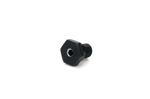 King Pin Cap - 5/8-18 in Thread - Aluminum - Black Anodized - Each