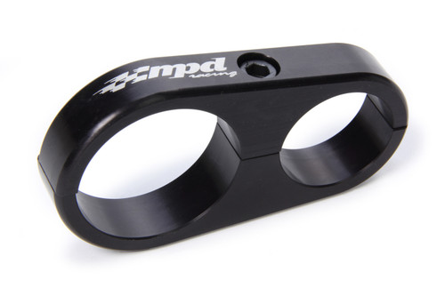 Fuel Filter Clamp - Clamp-On - 1.5 in Bar Mount - Aluminum - Black Anodized - 2 in Round Fuel Filter - Each